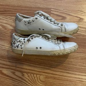 Ash Studded White Sneakers - size 38